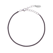 Bracciale Tennis Amen in argento 925 con zirconi neri BT1BN17
