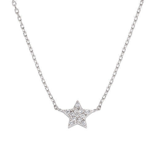 Collana donna Amen stella con zirconi CLSTBBZ
