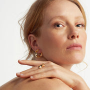 Anello donna Unoaerre contrarié dorato 2230