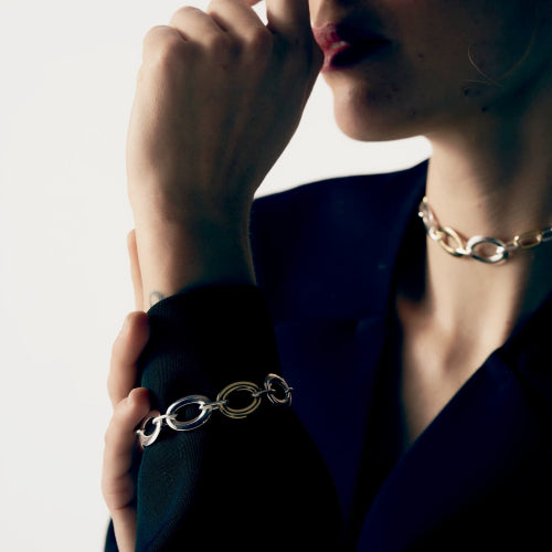 Bracciale donna Unoaerre bicolore Infinity 2254