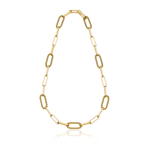 Collana donna Unoaerre con maglie di catena a palline 2165