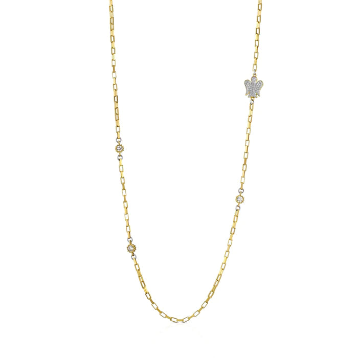 Collana donna Roberto Giannotti in argento con Angelo GIA382