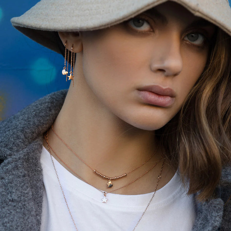 Collana donna Rue des Mille micro anelli - Quadrifoglio GR-002 1SOG QUAD