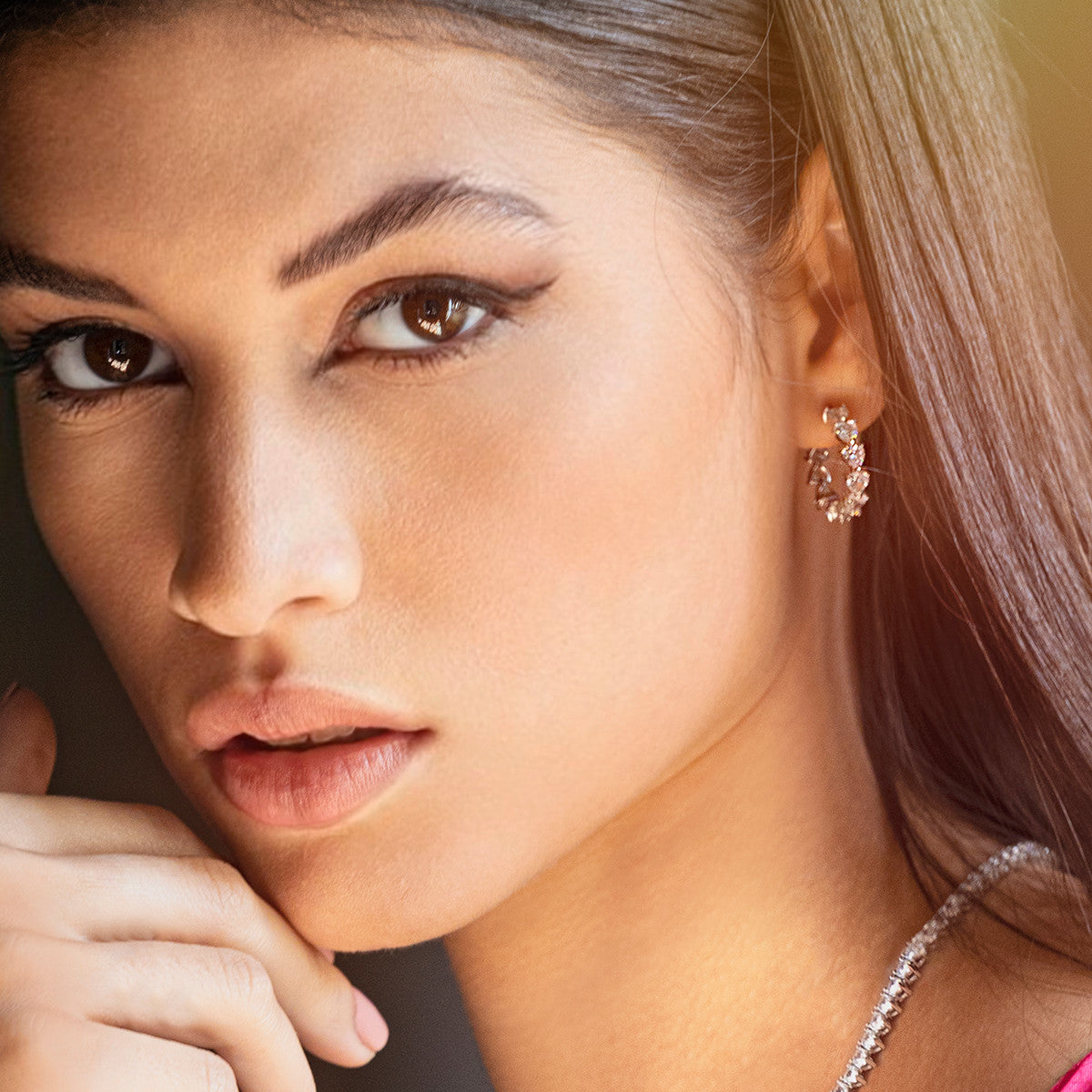 Orecchini donna Amen TENNIS ORTNCUBB3