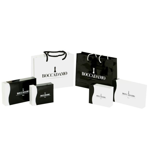 Bracciale uomo Boccadamo Man in acciaio e zirconi ABR650R