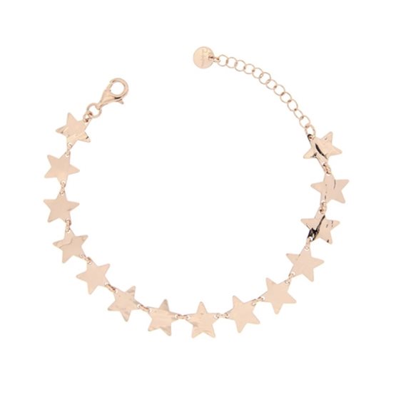 Bracciale donna Rue des Mille in argento con stelle