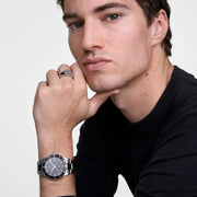 Orologio uomo Daniel Wellington Icon Paradigma Link Black Enamel DW00100822