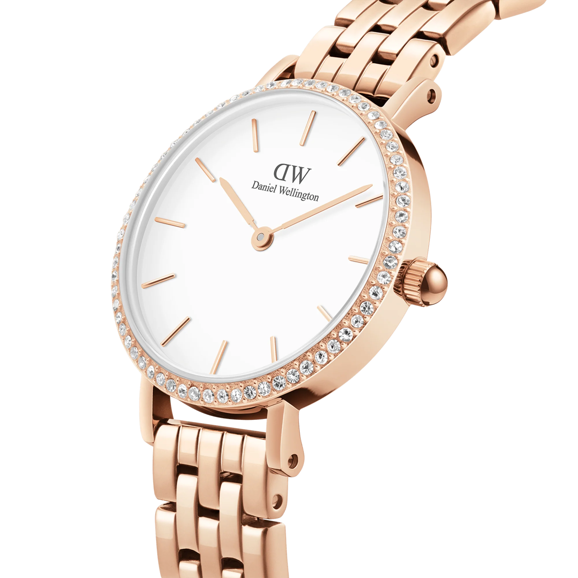 Orologio donna Daniel Wellington PETITE LUMINE BEZEL 5-LINK MELROSE DW00100666