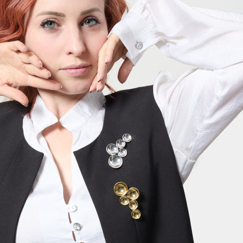 Spilla donna Unoaerre in bronzo 2711