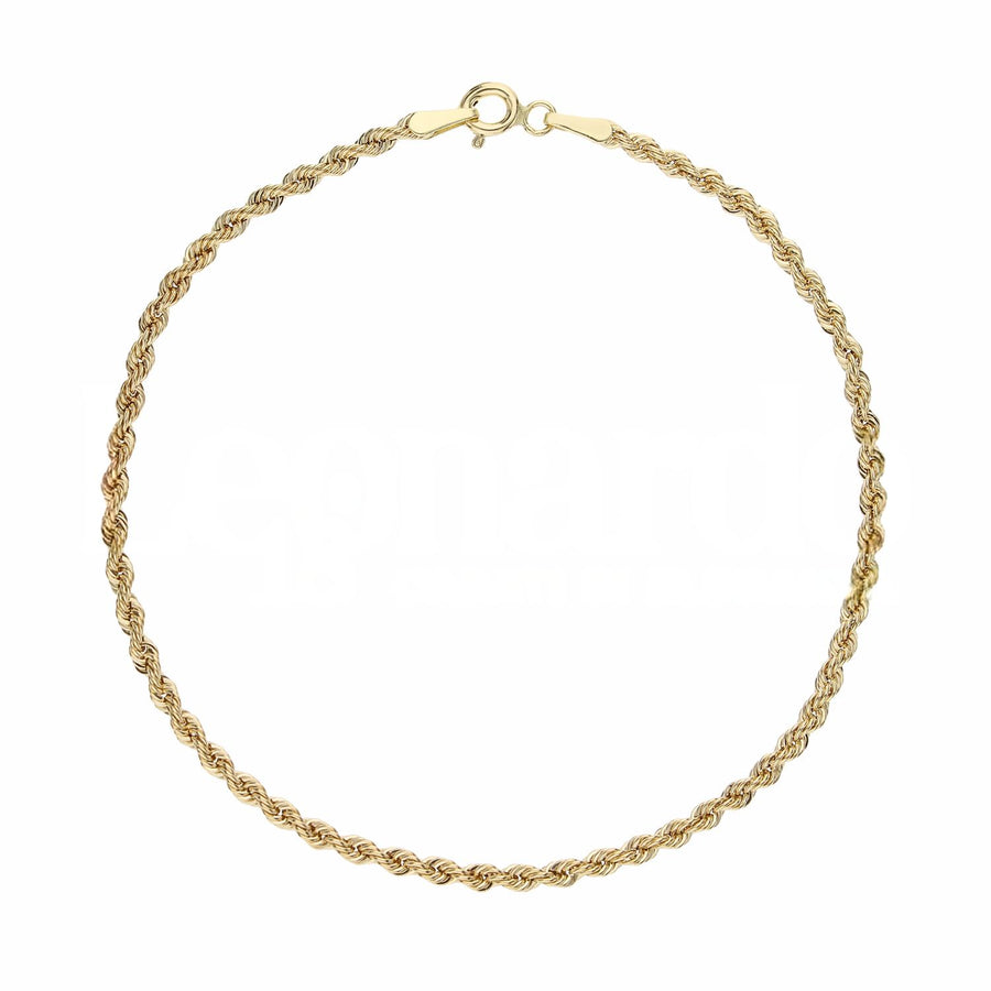 Bracciale uomo in oro giallo 18 Kt Funetta 11107-400-150