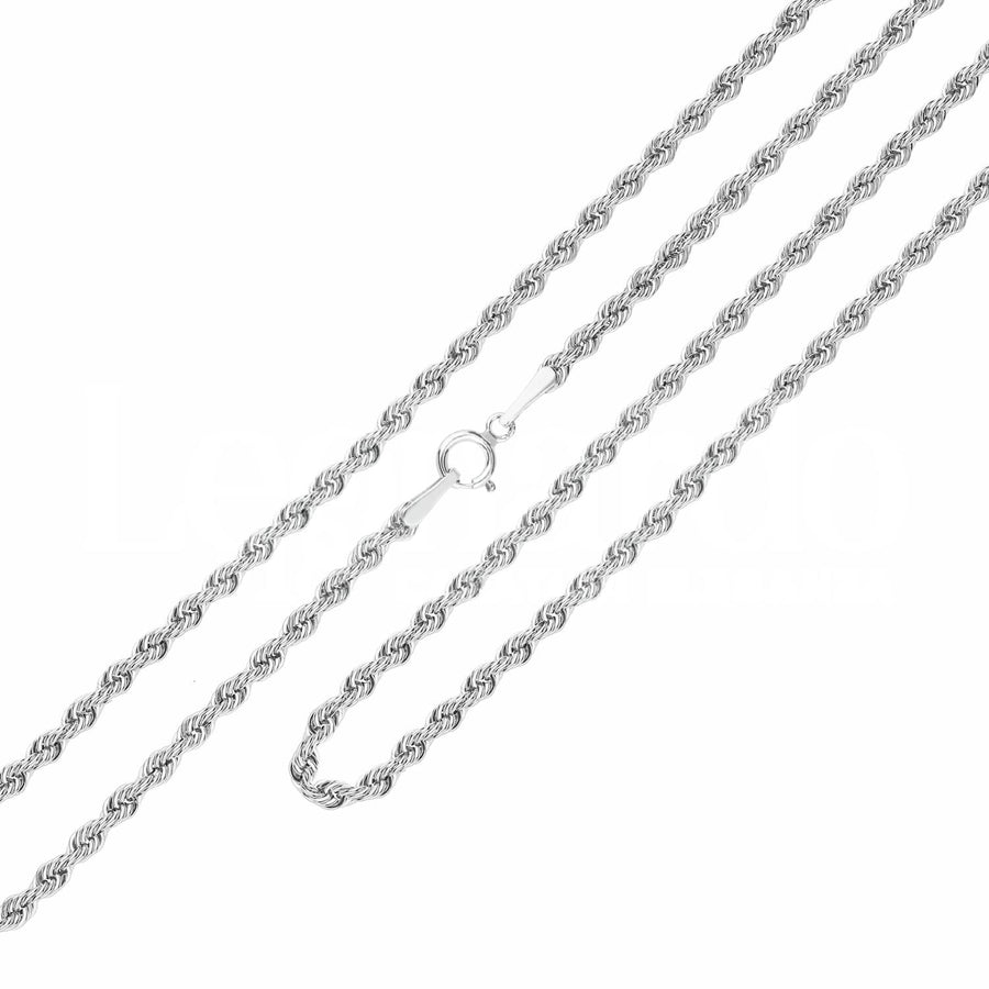Collana uomo in oro bianco 18 Kt Funetta 50 cm 11179-600-230