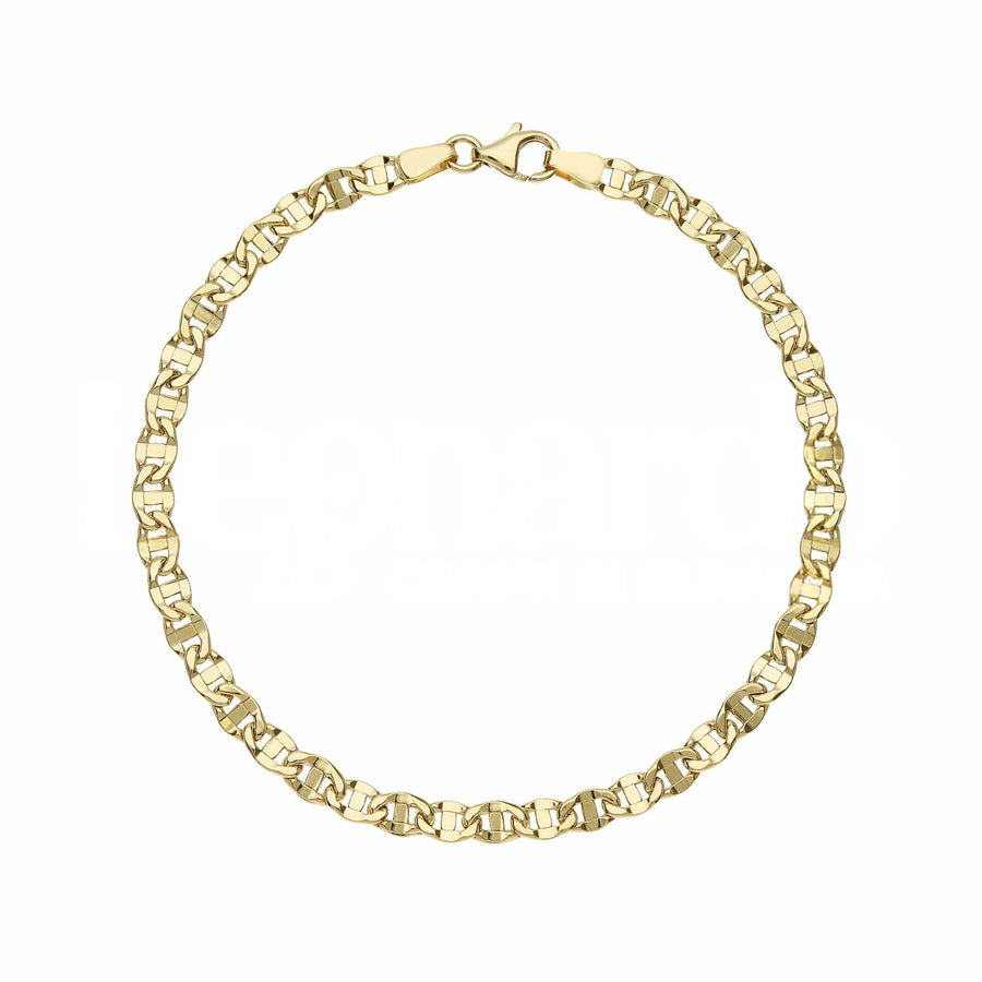Bracciale uomo oro giallo 18 Kt Traversino 11102-300-310