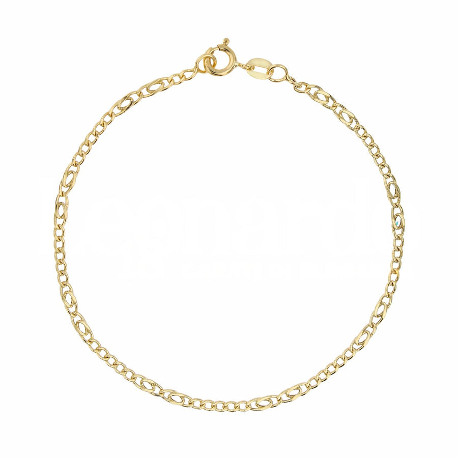 Bracciale uomo in oro giallo 18 Kt Occhio di Pernice 11104-300-150