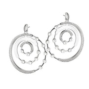 Orecchini donna Boccadamo Orbiter con zirconi e Swarovski XOR296