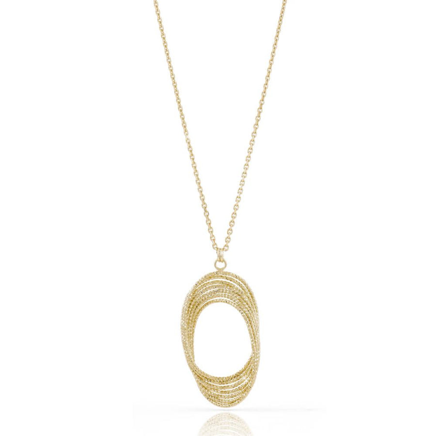 Collana Unoaerre in bronzo dorato 1075