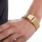 Bracciale donna Unoaerre in bronzo dorato 1987