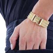 Bracciale donna Unoaerre in bronzo dorato 1987