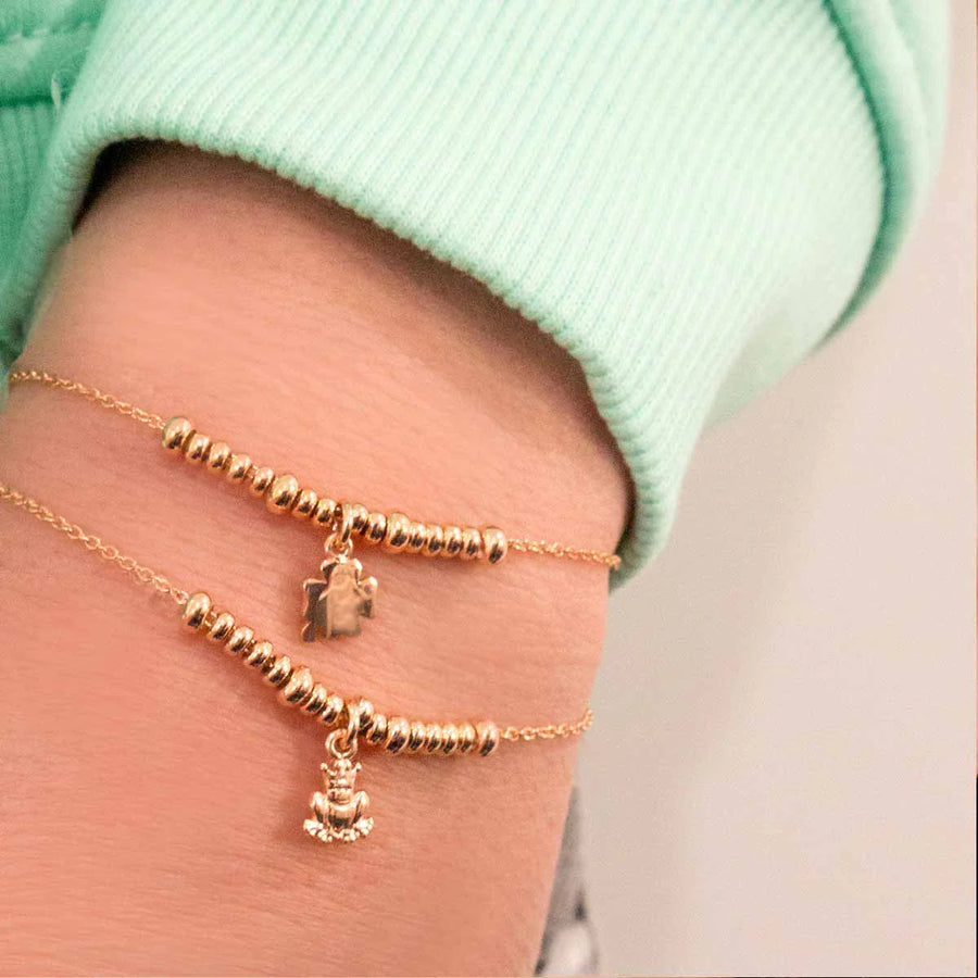 Bracciale donna Rue des Mille micro anelli - quadrifoglio BR-002 1SOG QUAD