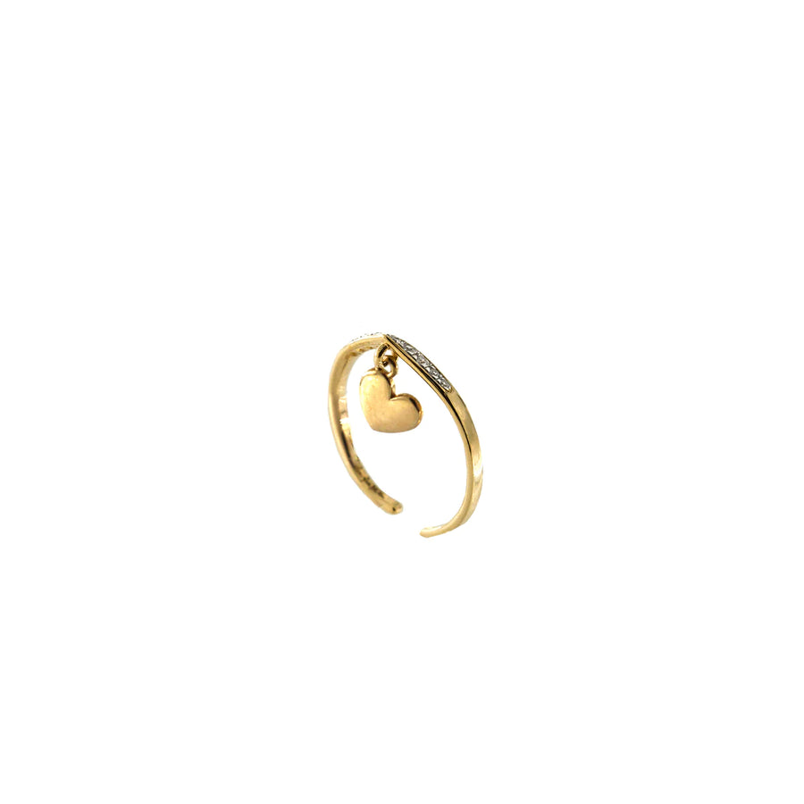 Anello donna Rue des Mille rigido zirconi - cuore AN-GB M1 CUO