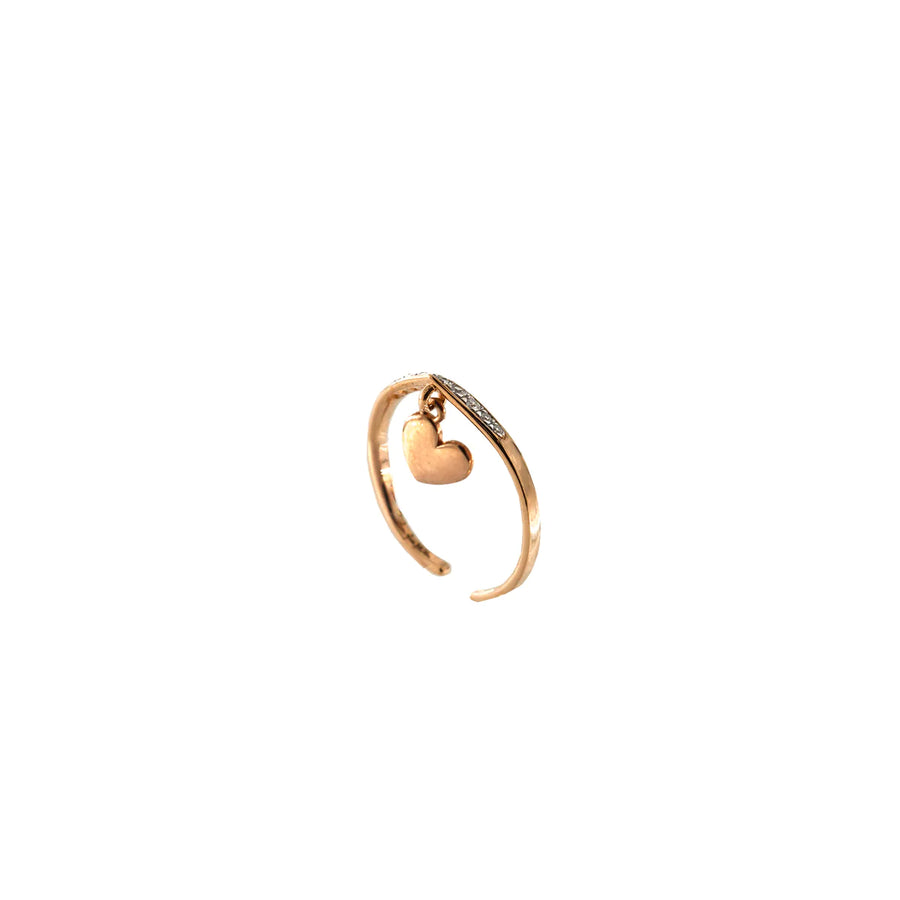 Anello donna Rue des Mille rigido zirconi - cuore AN-GB M1 CUO
