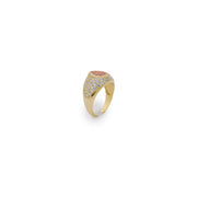Anello donna Rue des Mille chevalier drop pavè ANZ-014M6AU
