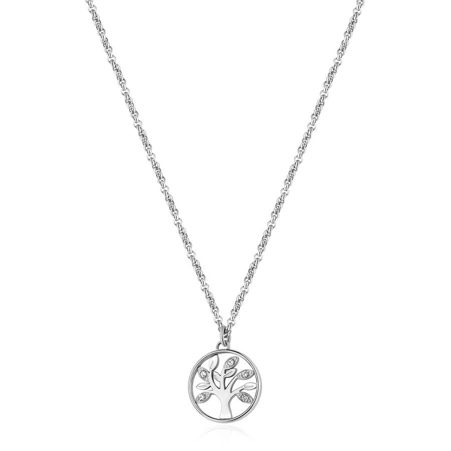 Collana donna Brosway in acciaio Chakra Albero della Vita BHKN093