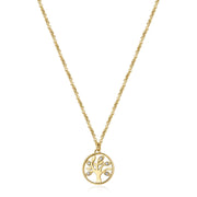 Collana donna Brosway in acciaio Chakra Albero della Vita BHKN094