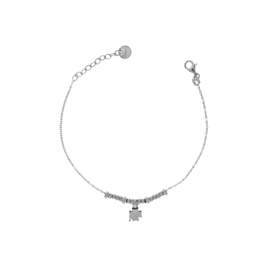 Bracciale donna Rue des Mille micro anelli - quadrifoglio BR-002 1SOG QUAD
