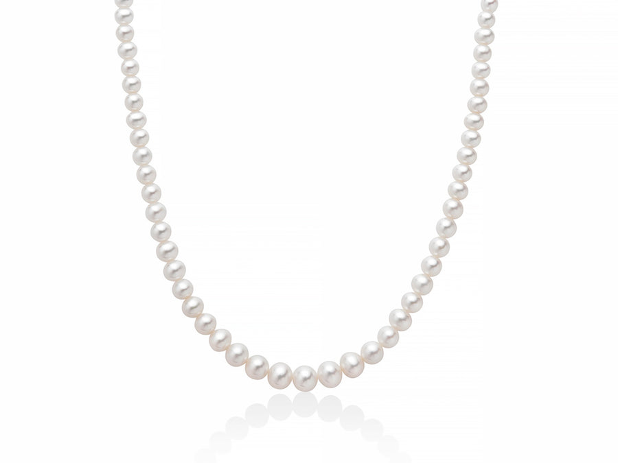 Collana donna Miluna in oro bianco con perle PCL2212V