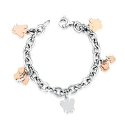 Bracciale donna Roberto Giannotti in argento con angeli GIA123R