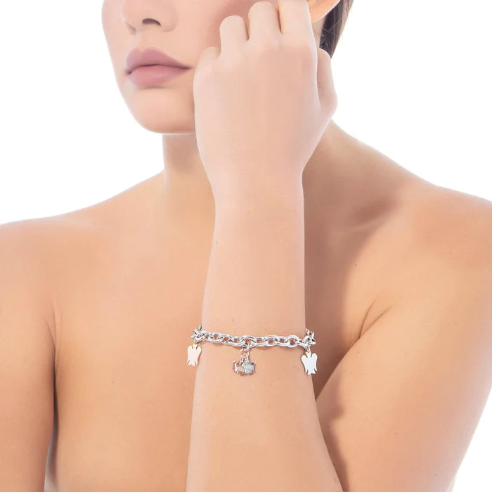 Bracciale donna Roberto Giannotti in argento con angeli GIA123R