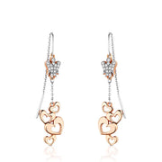 Orecchini donna Roberto Giannotti in argento con angeli e cuori GIA324