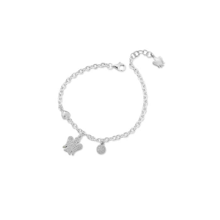 Bracciale donna Roberto Giannotti con angelo e paillettes GIA413