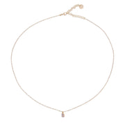 Collana donna Rue des Mille lettera con zircone GRZ-011 INIZ AU