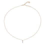 Collana donna Rue des Mille lettera con zircone GRZ-011 INIZ AU