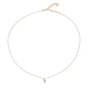 Collana donna Rue des Mille lettera con zircone GRZ-011 INIZ AU