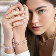 Anello donna Rue des Mille chevalier drop liscio ANZ-014 M7 AU