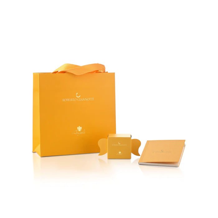 Orecchini donna Roberto Giannotti in argento con angelo e cuore GIA332