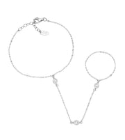 Bracciale donna Baciamano  Amen argento e zirconi BAMABBZ3