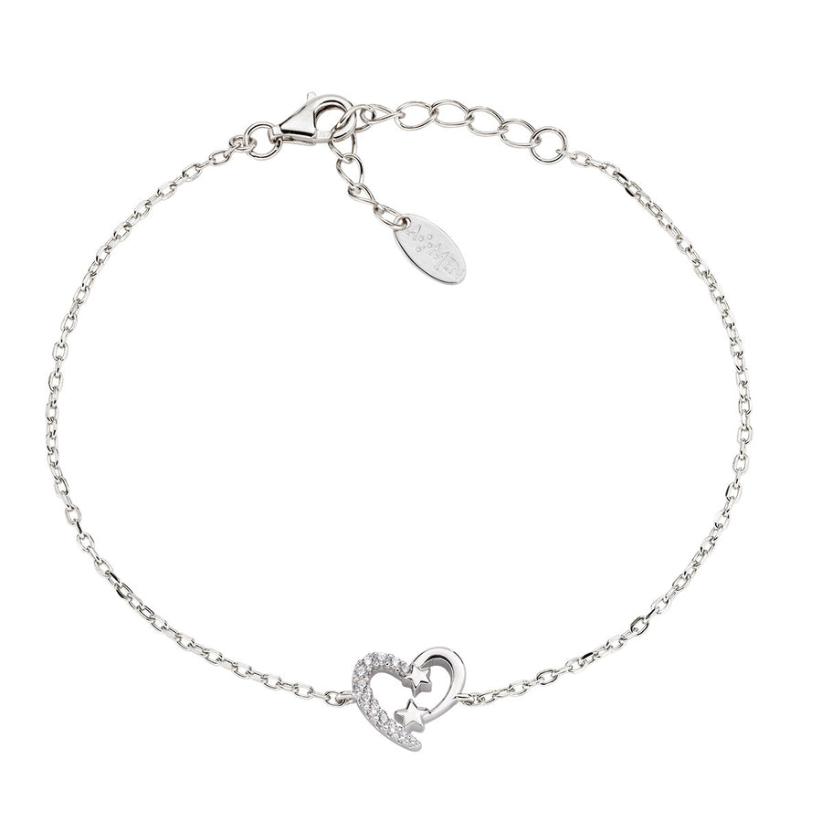 Bracciale donna Amen cuore infinito BRHSBBZ