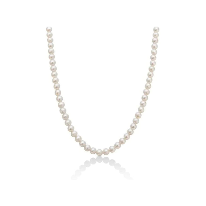 Collana donna Miluna in oro bianco con perle PCL4245V2
