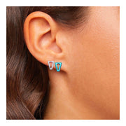 Orecchini Valentina Ferragni Studio Joy Metallic Blue & Silver DVF-OR-LO4