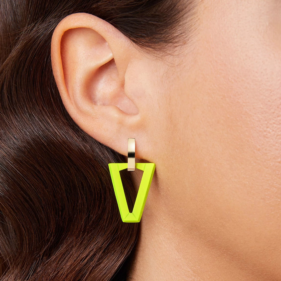 Uali Fluo Lime Valentina Ferragni Studio DVF-OR-BA8