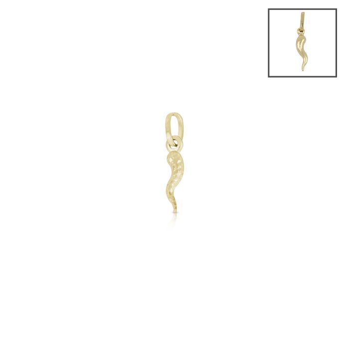 Ciondolo oro giallo 18 Kt Corno 10487-500-043