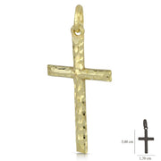 Ciondolo in oro giallo 18 Kt Croce senza Cristo 10498-500-105