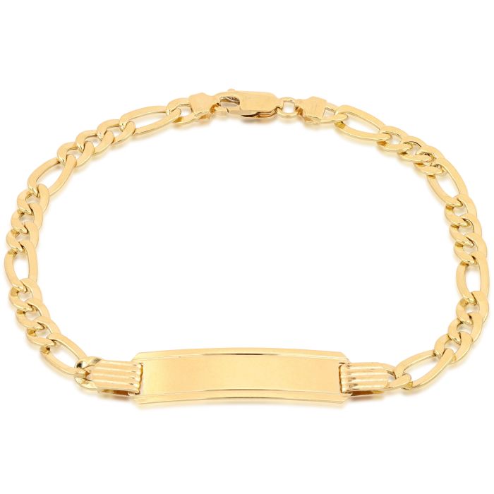 Bracciale in oro giallo 18 Kt con Targa 10507-400-810