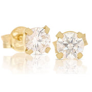 Orecchini in oro giallo 18 Kt Solitario 10517-300-080