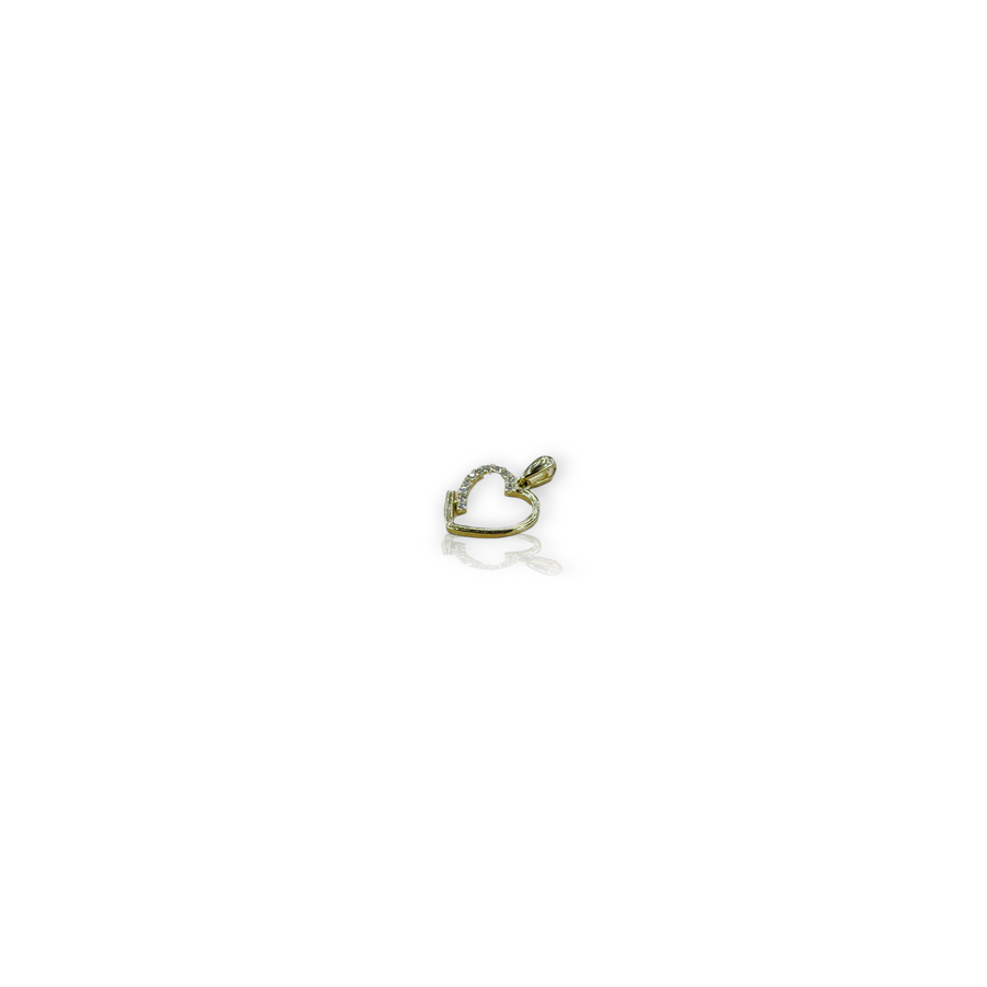 Ciondolo in oro giallo 18 Kt Cuore 10524-650-110