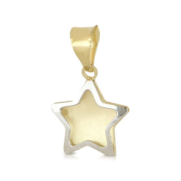 Ciondolo donna in oro giallo e oro bianco 18 Kt Stella 10541-700-080