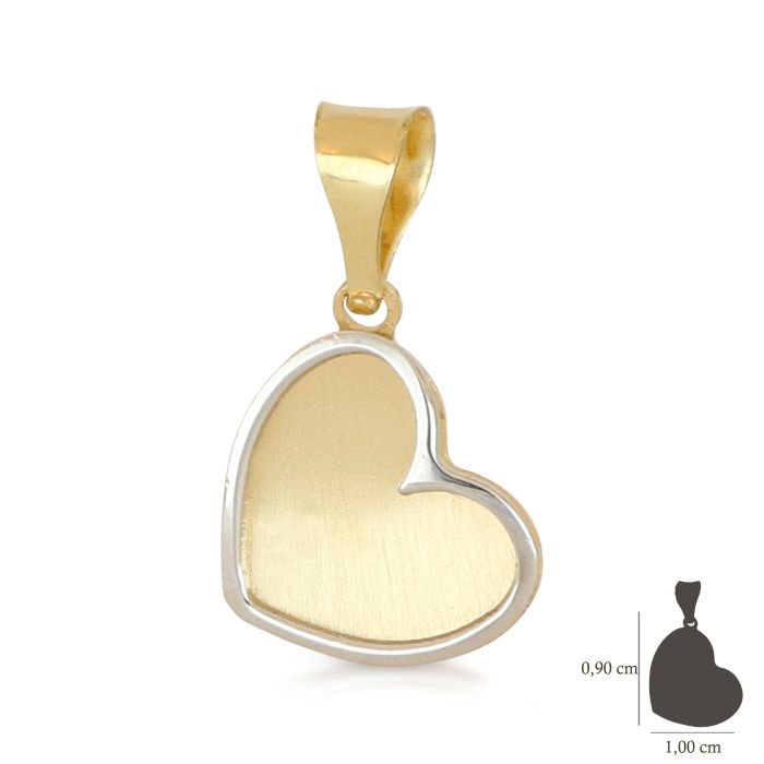 Ciondolo in oro 18 Kt Cuore 10544-650-070
